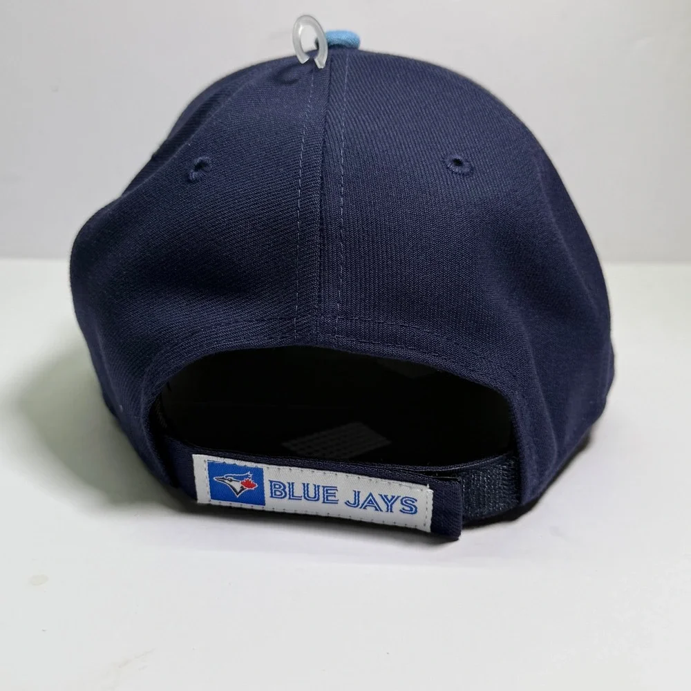 New Era 9FORTY Hat Mens OSFA Navy Blue Toronto Blue Jays MLB Adjustable Cap